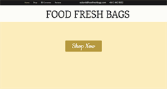 Desktop Screenshot of foodfreshbags.com