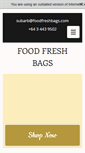 Mobile Screenshot of foodfreshbags.com